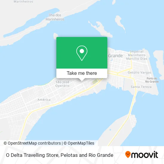 O Delta Travelling Store map
