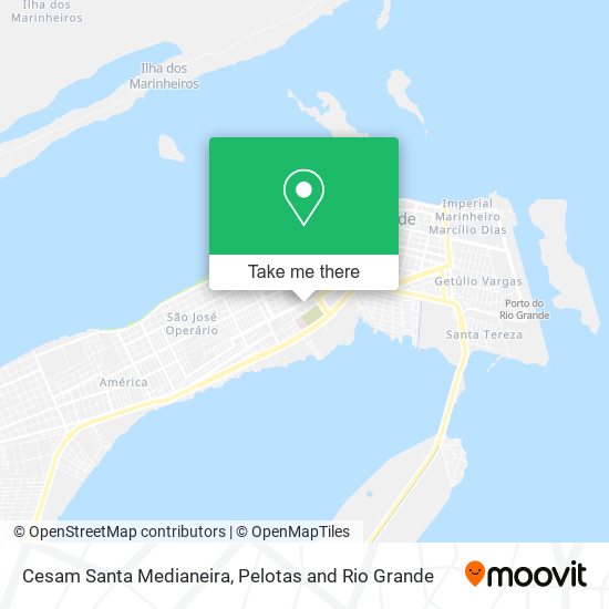 Cesam Santa Medianeira map