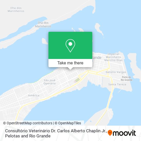 Mapa Consultório Veterinário Dr. Carlos Alberto Chaplin Jr.
