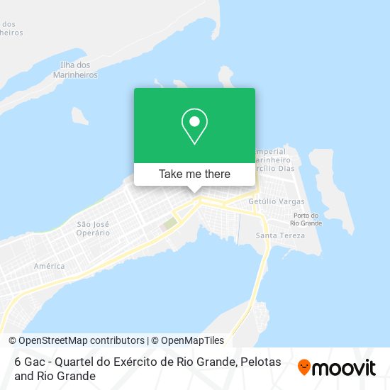 6 Gac - Quartel do Exército de Rio Grande map