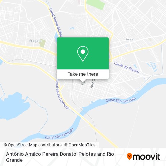 Antônio Amilco Pereira Donato map