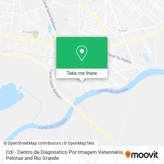 Mapa Cdi - Centro de Diagnóstico Por Imagem Veterinário