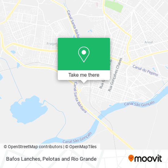 Bafos Lanches map
