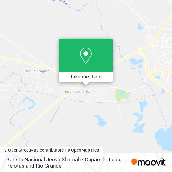 Batista Nacional Jeová Shamah - Capão do Leão map