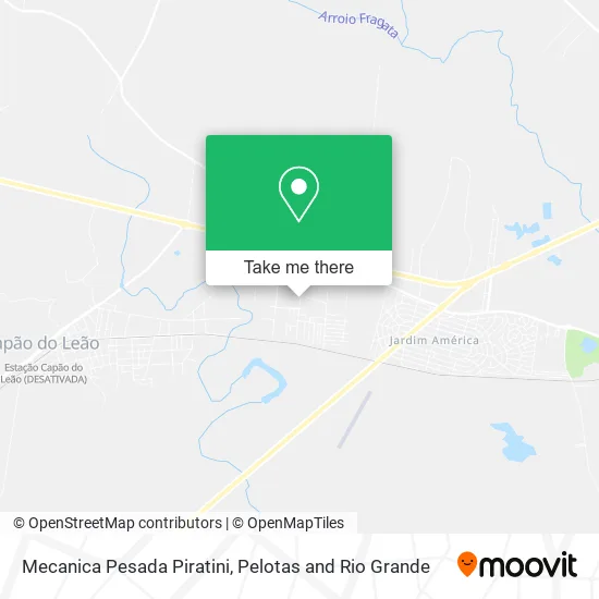 Mecanica Pesada Piratini map