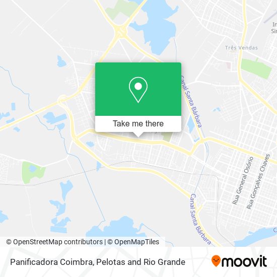 Panificadora Coimbra map
