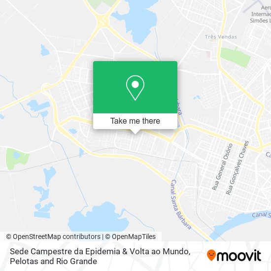 Sede Campestre da Epidemia & Volta ao Mundo map