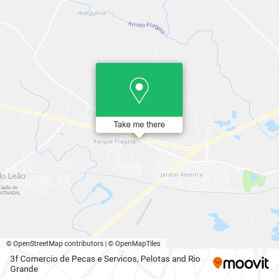 3f Comercio de Pecas e Servicos map