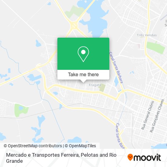 Mercado e Transportes Ferreira map