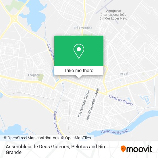 Assembleia de Deus Gideões map