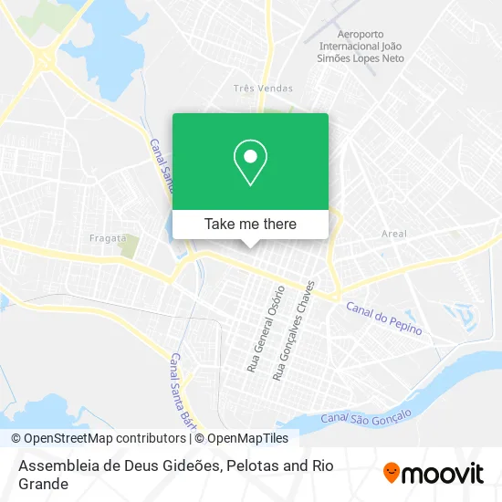 Assembleia de Deus Gideões map