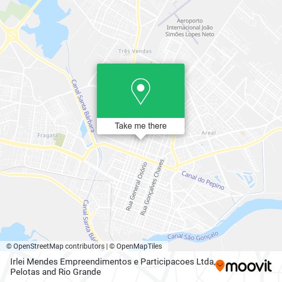 Mapa Irlei Mendes Empreendimentos e Participacoes Ltda