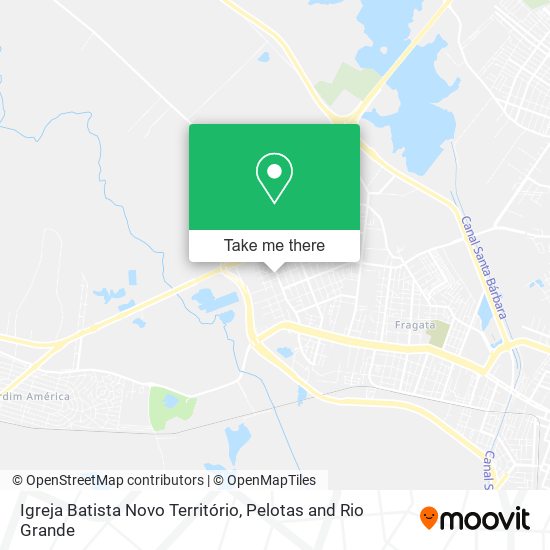 Igreja Batista Novo Território map