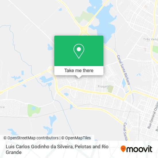 Luis Carlos Godinho da Silveira map