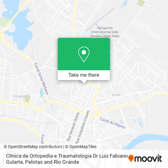 Mapa Clínica de Ortopedia e Traumatologia Dr Luiz Fabiano Gularte