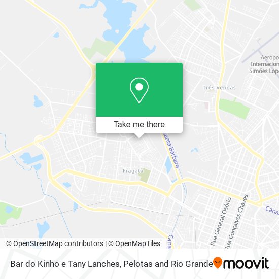 Bar do Kinho e Tany Lanches map