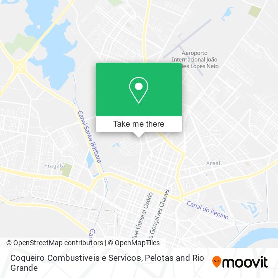 Coqueiro Combustiveis e Servicos map