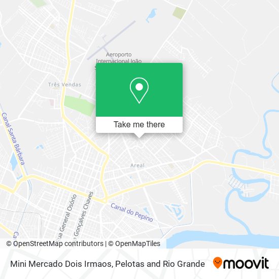 Mapa Mini Mercado Dois Irmaos