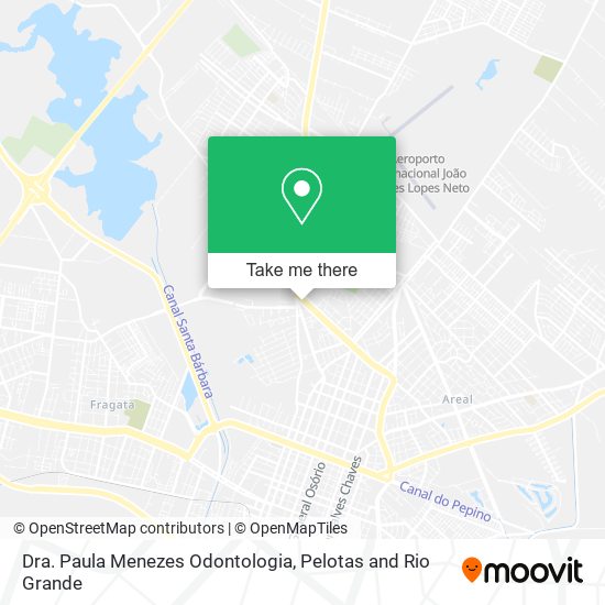 Mapa Dra. Paula Menezes Odontologia
