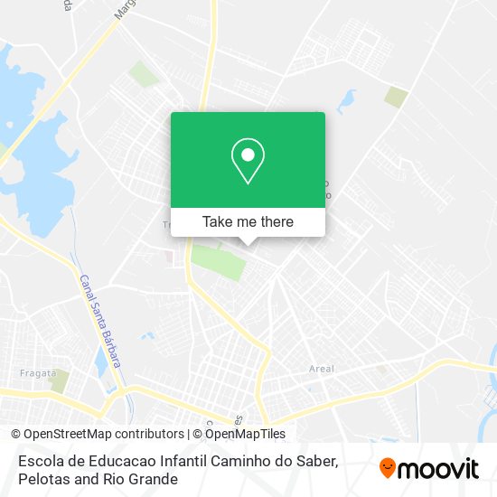 Mapa Escola de Educacao Infantil Caminho do Saber