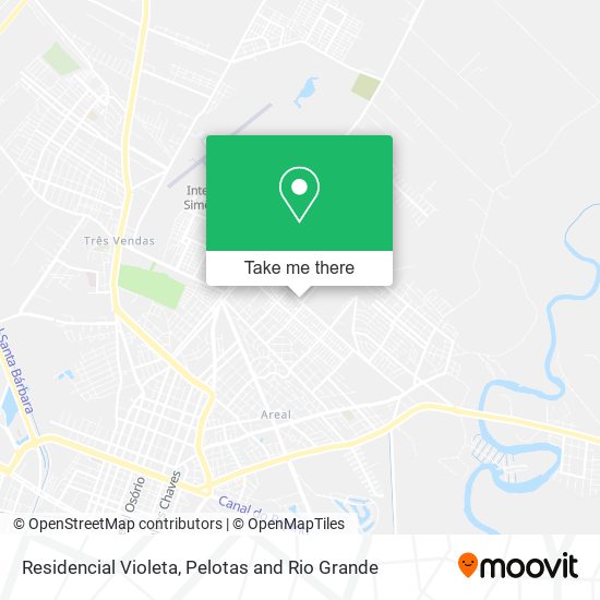 Residencial Violeta map