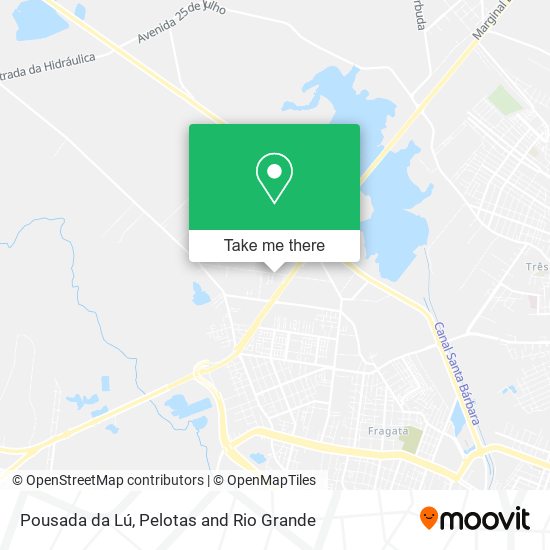Pousada da Lú map