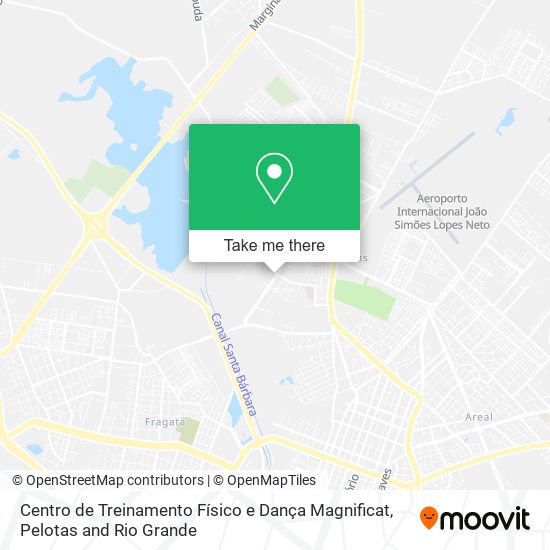 Centro de Treinamento Físico e Dança Magnificat map
