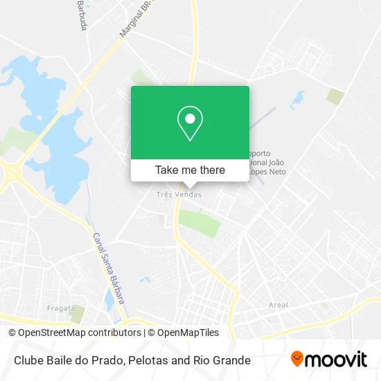 Clube Baile do Prado map