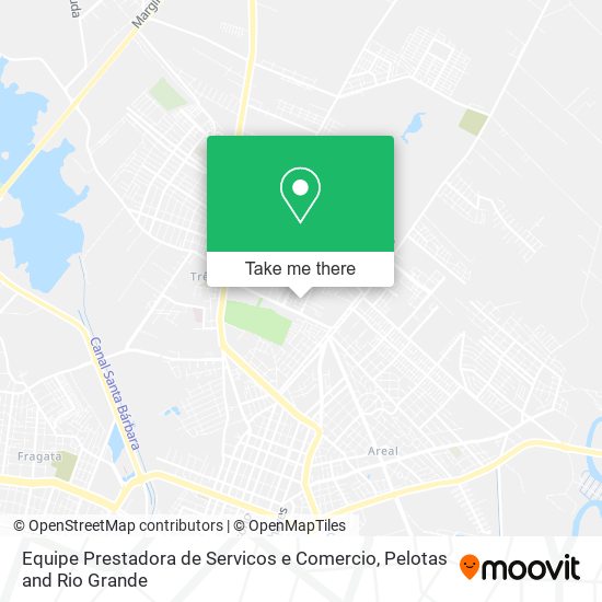 Mapa Equipe Prestadora de Servicos e Comercio