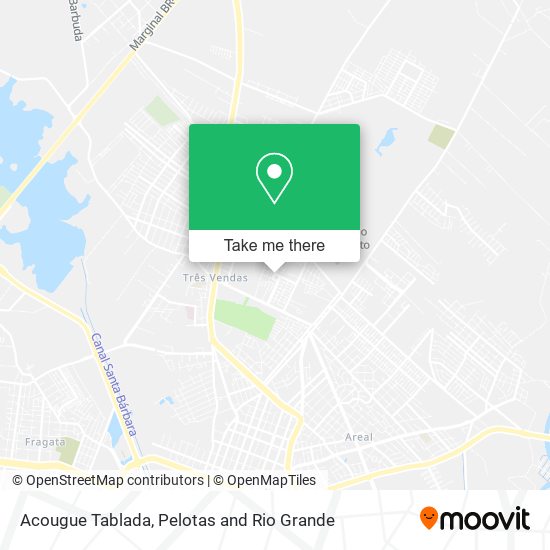 Mapa Acougue Tablada