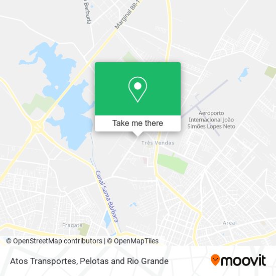 Atos Transportes map