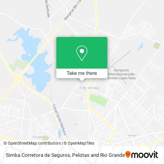 Simba Corretora de Seguros map