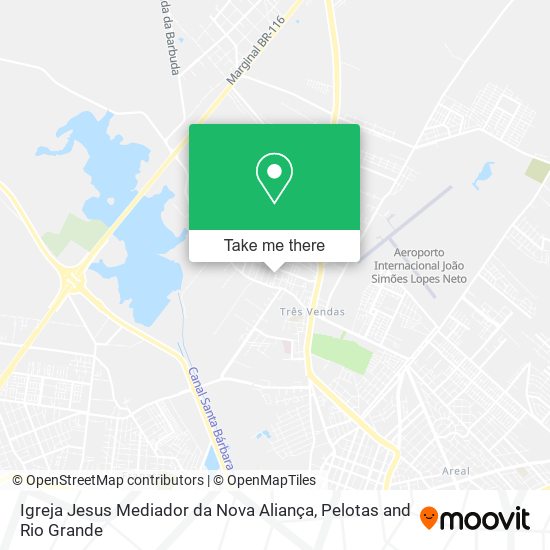 Mapa Igreja Jesus Mediador da Nova Aliança