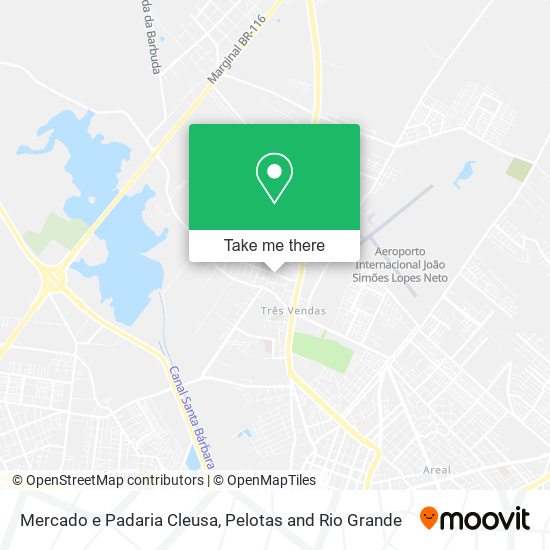 Mapa Mercado e Padaria Cleusa