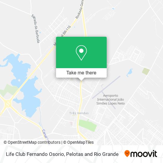 Life Club Fernando Osorio map