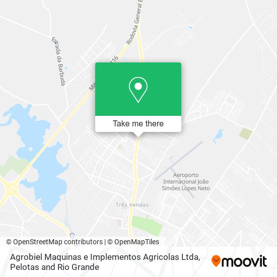 Agrobiel Maquinas e Implementos Agricolas Ltda map