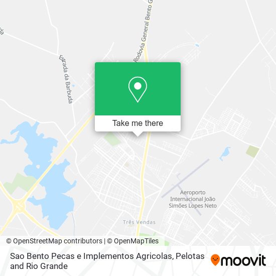 Sao Bento Pecas e Implementos Agricolas map