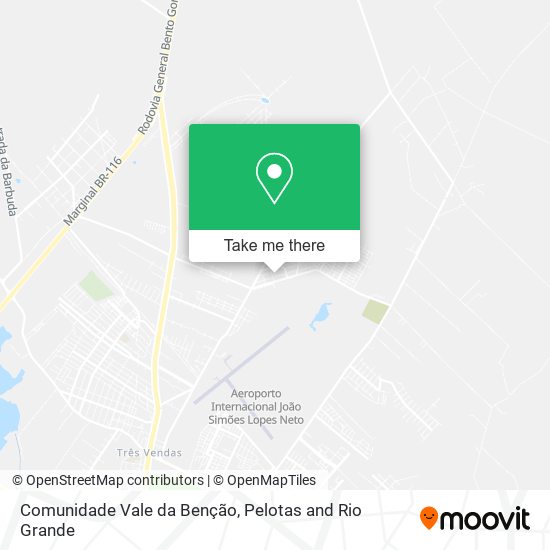 Comunidade Vale da Benção map