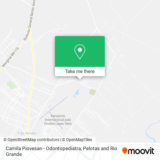 Mapa Camila Piovesan - Odontopediatra