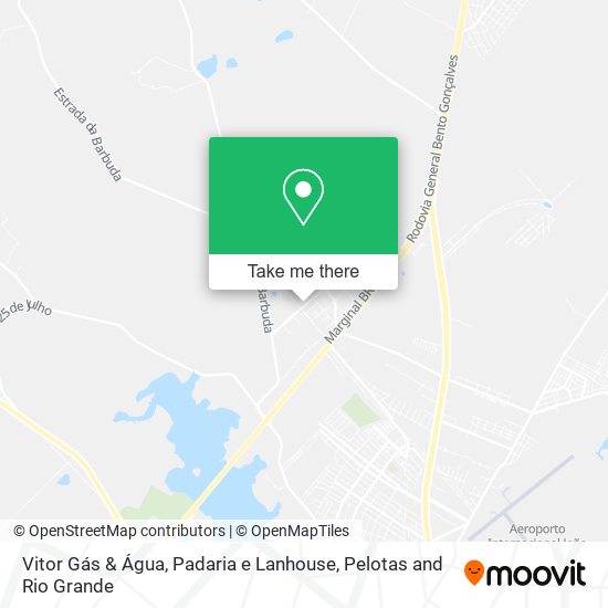 Vitor Gás & Água, Padaria e Lanhouse map