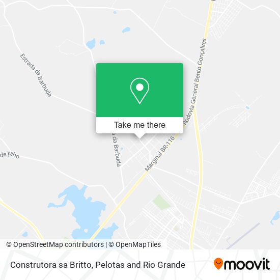 Construtora sa Britto map