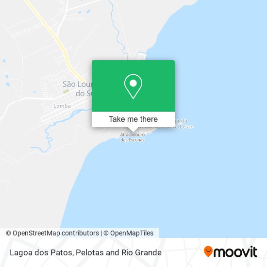 Lagoa dos Patos map