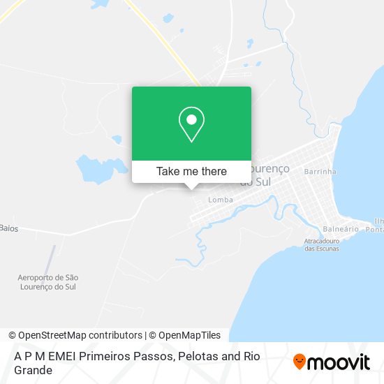 A P M EMEI Primeiros Passos map