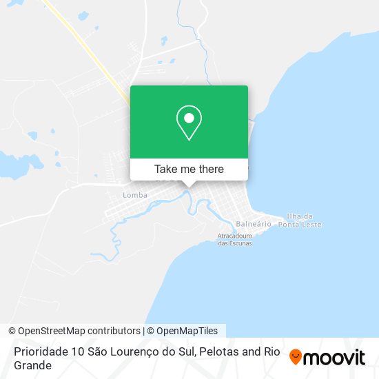 Prioridade 10 São Lourenço do Sul map