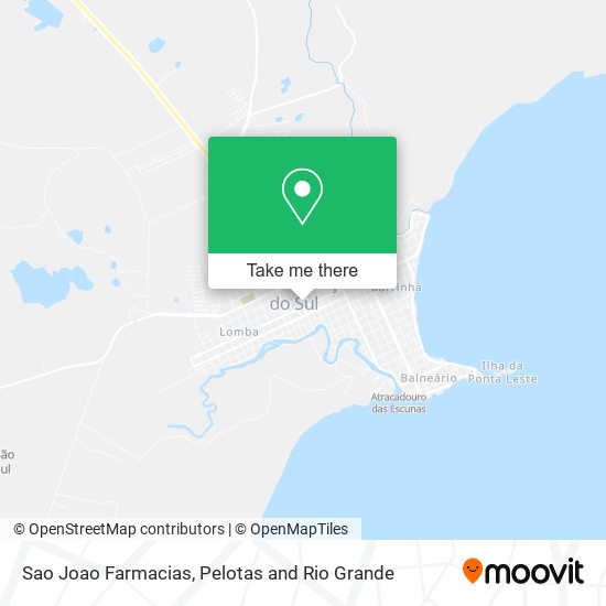 Sao Joao Farmacias map