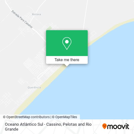Oceano Atlântico Sul - Cassino map