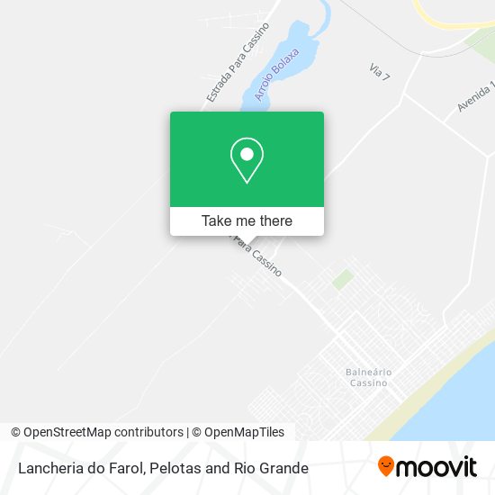 Lancheria do Farol map