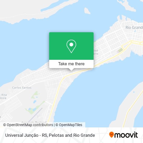 Universal Junção - RS map