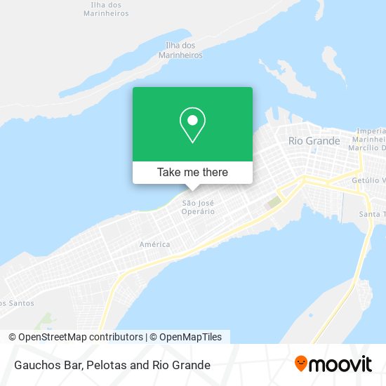 Gauchos Bar map