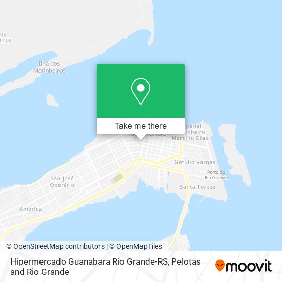 Hipermercado Guanabara Rio Grande-RS map